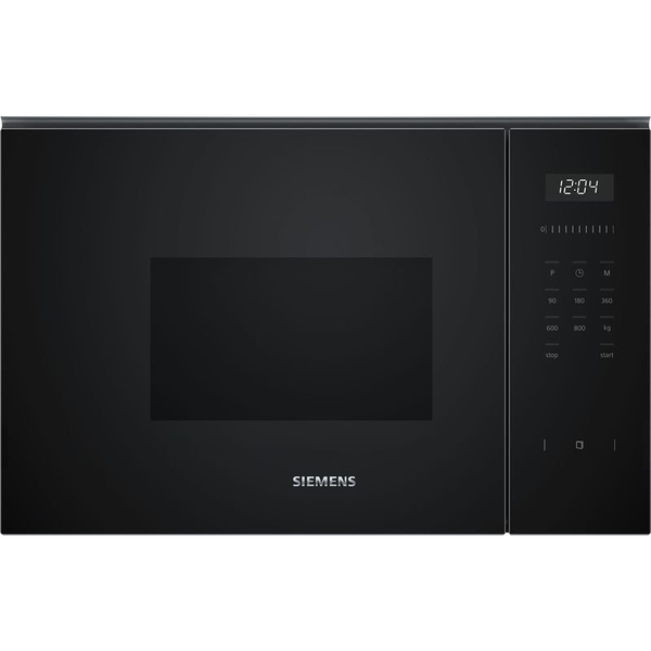 Siemens BF525LMB1 Beépíthető Mikrohullámú Sütő 20L 800W Fekete