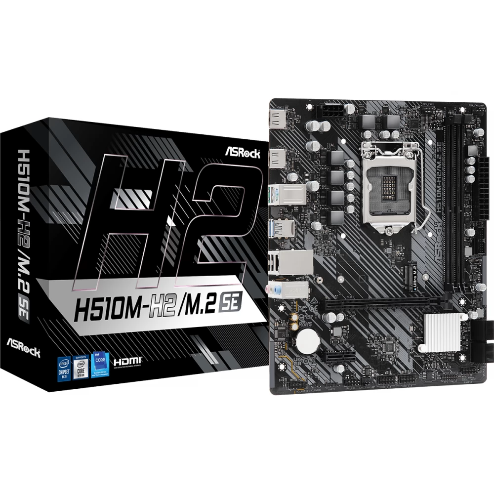 Asrock H510M-H2/M.2 SE desktop alaplap microATX (90-MXBMQ0-A0UAYZ)
