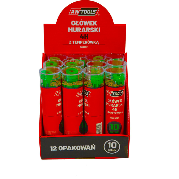 AW OŁÓWEK MURARSKI 4H ZIELONY 10szt.