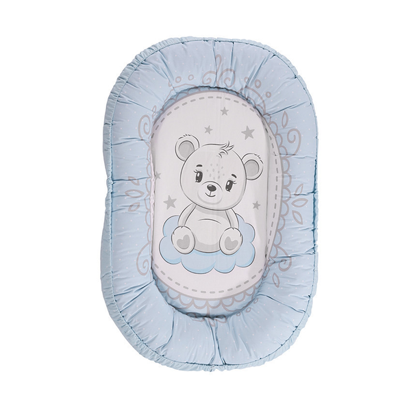 LORELLI 2in1 babafészek - Kék maci