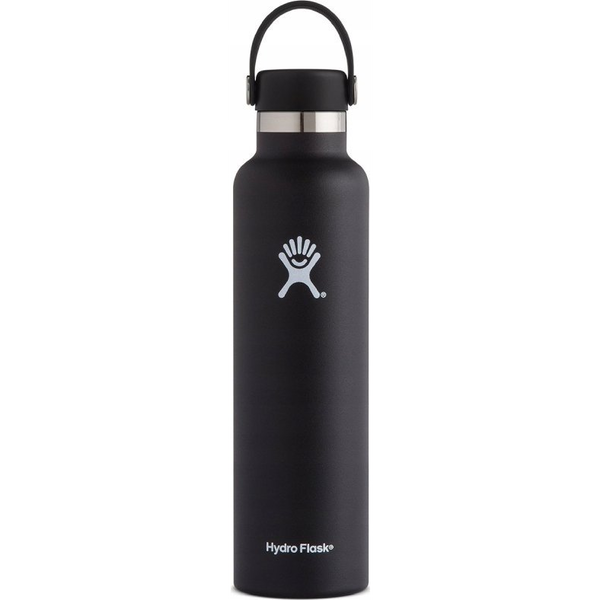 Hydro Flask Standard Mouth Flex Cap - rozsdamentes acél, 24 oz, 709 ml, Black