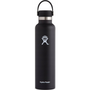 Hydro Flask Standard Mouth Flex Cap - rozsdamentes acél, 24 oz, 709 ml, Black