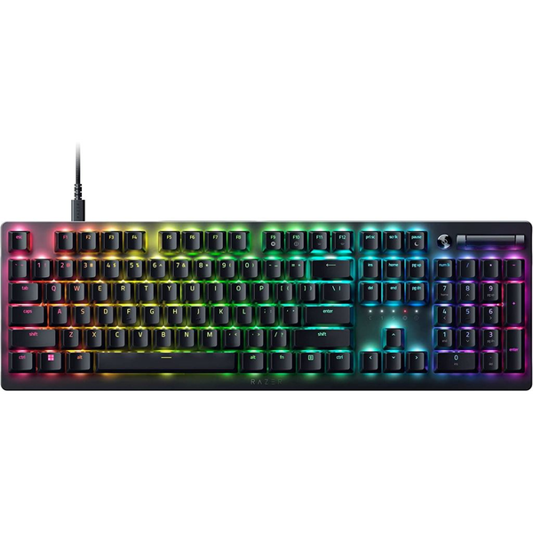 Безжична клавиатура Gaming Razer DeathStalker V2, Линеен оптичен превключвател, USB, Оформление US, Черен