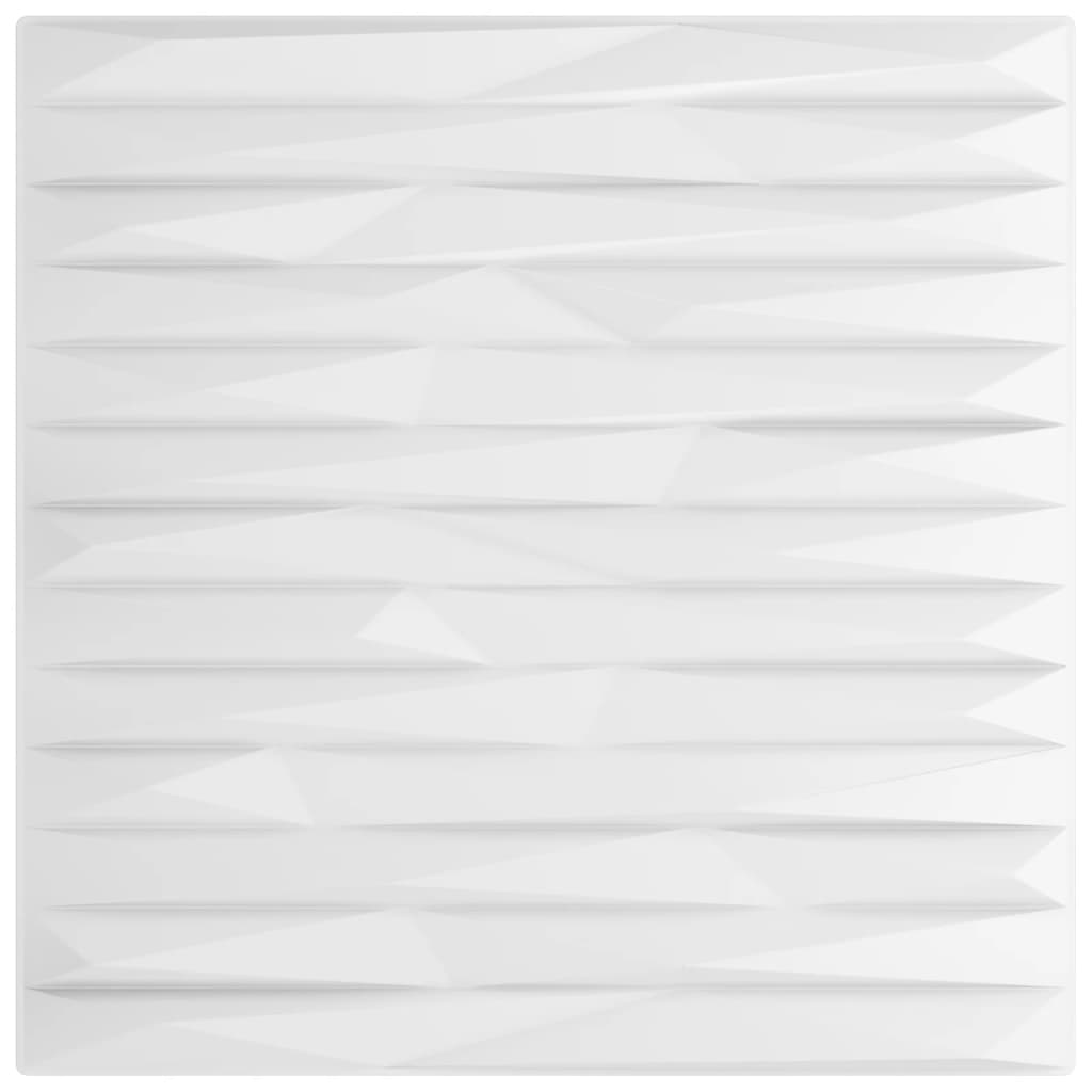 24 db fehér XPS kőmintás fali panel 50 x 50 cm 6 m² (356938)