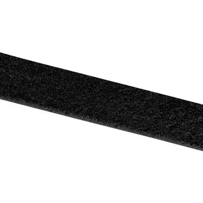 Tépőzár Felvarráshoz Bolyhos fél (H x Sz) 25000 mm x 25 mm Fekete Velcro E00102533013025 25 m (E00102533013025)