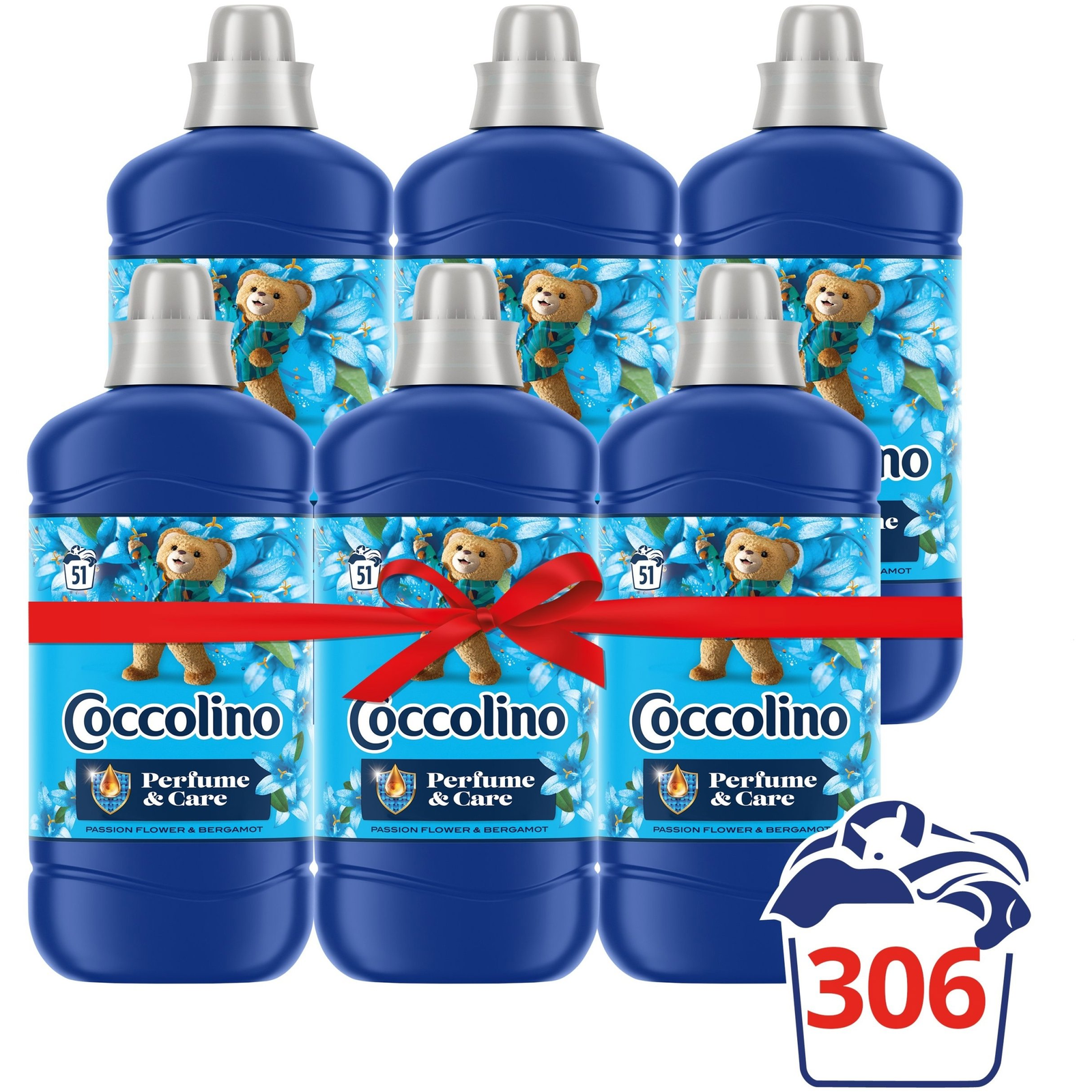 COCCOLINO Passion Flower & Bergamot 6× 1,275 l (69976180)