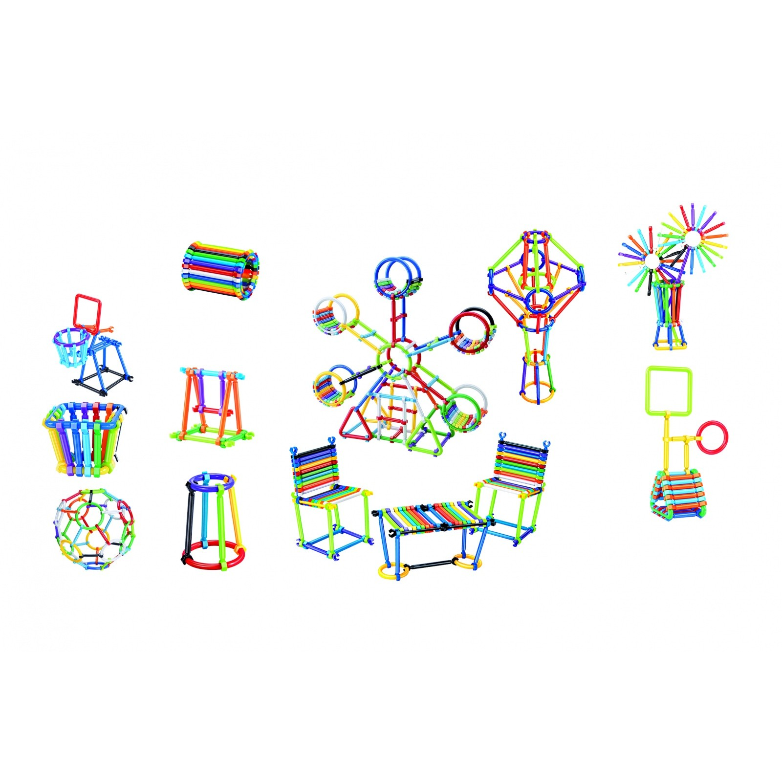 Askato Blocks Sticks 360 darabos építő készlet (109527)