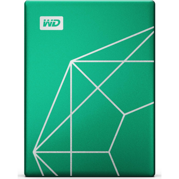 Western Digital 2TB USB 3.2 2,5" My Passport Ultra 20th Emerald Anniversary Edition zöld külső winchester