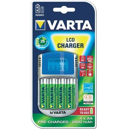 Varta 57070 batterij-oplader Huishoudelijke batterij AC, Sigarettenaansteker