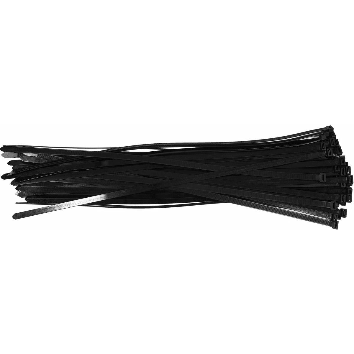 YATO Kábelkötegelő fekete 200 x 7,6 mm (50 db/cs) (YT-70650)