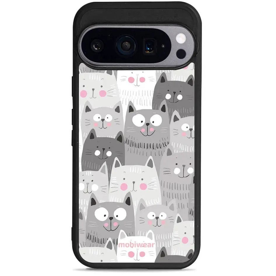 Mobiwear Glossy Glossy for Google Pixel 9 - Cats (5907861289061)