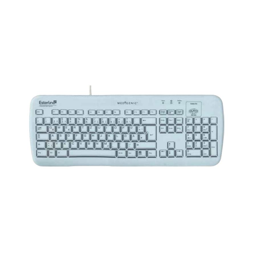 Medigenic MTA Essential USB&PS2 IP65 Silikon DE weiß (VM9205)