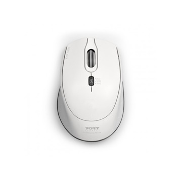 Port Designs Silent 1600 DPI Wireless Fehér Egér