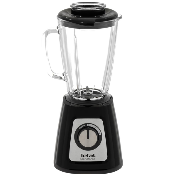 Tefal BlendForce II BL4388 blender 1,25 L Blender de masă 800 W Negru, Oțel șlefuit