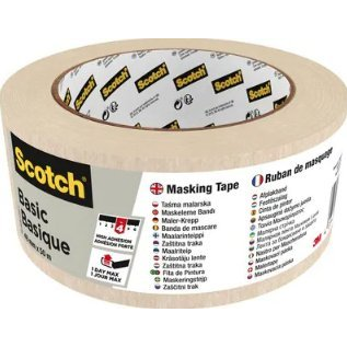 3M 7100210914 50 m Maskeertape voor algemeen gebruik Geschikt voor gebruik binnen Beige