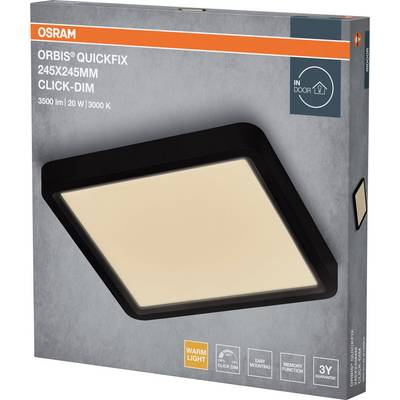 OSRAM HOMELIGHTING 4099854604829 Mennyezeti lámpa, LED-es mennyezeti lámpa Fekete (4099854604829)