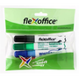 Set 4 markere permanente Flexoffice, 2.5mm, Multicolor