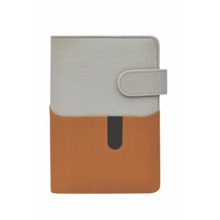 Saturnus gyűrűs kalendárium betétlapokkal L-es műbőr szürke-barna (24SL229-001/ NKL229SZB) (24SL229-001)