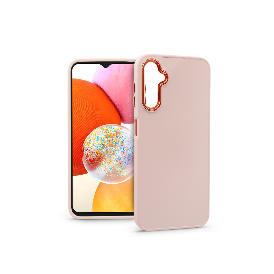 Samsung A145 Galaxy A14 4G szilikon hátlap - Frame - pink (PT-6712)