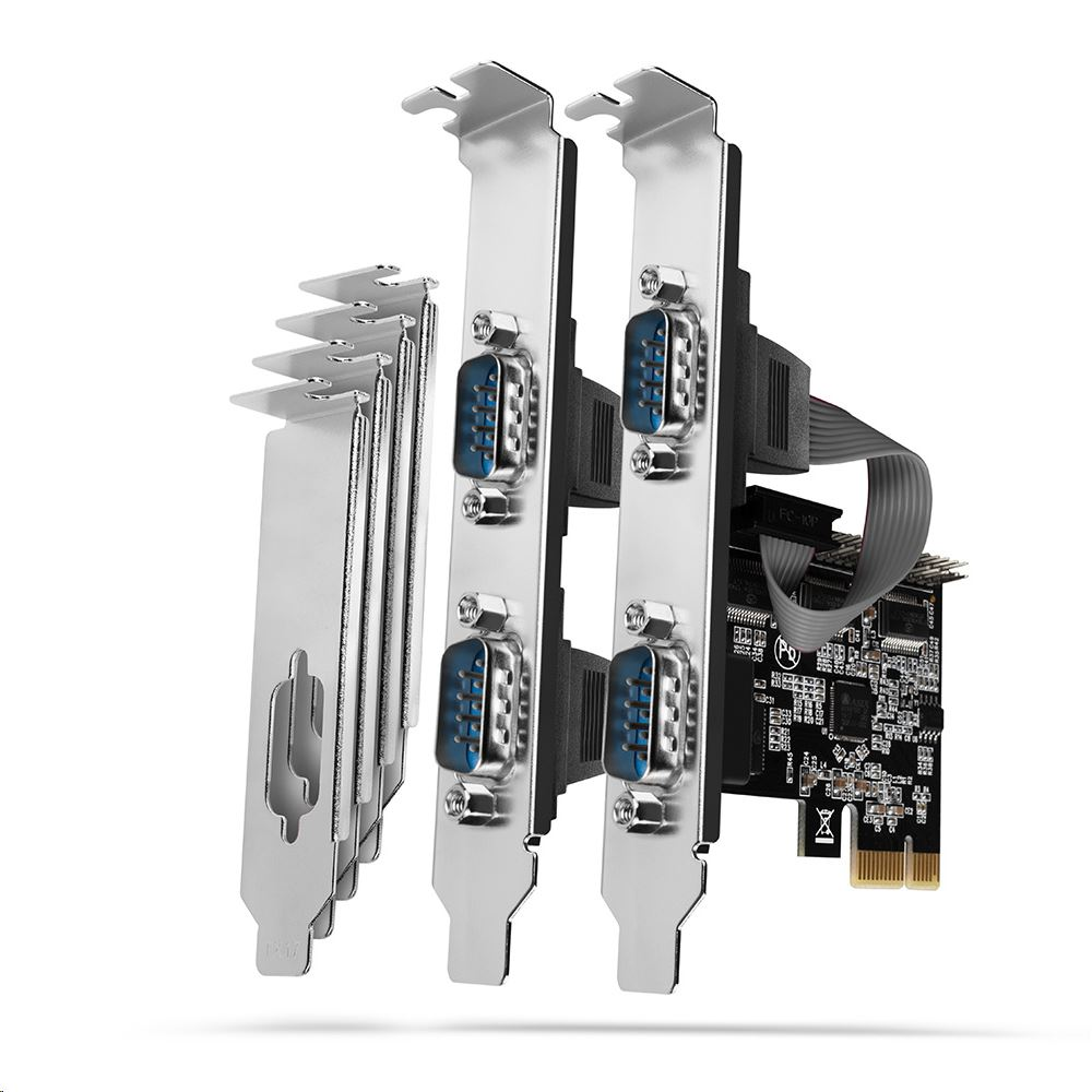 Axagon 4x Soros port bővítő kártya PCIe (PCEA-S4N) (PCEA-S4N)