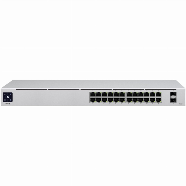 Суич Ubiquiti UniFi USW-24, 24 порта Gigabit, 2 порта Gigabit SFP