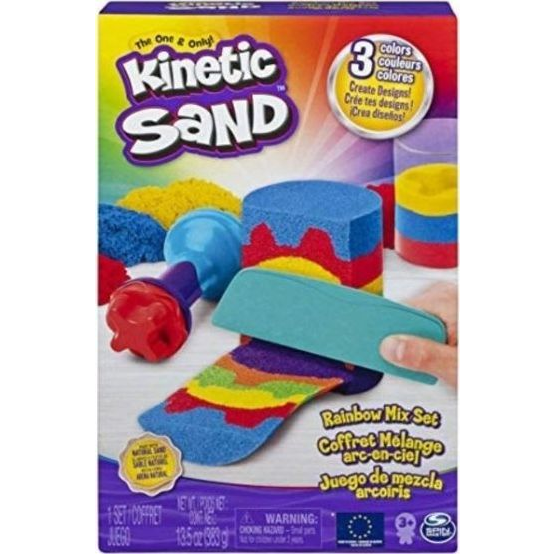 Kinetic Sand KNS ACK Rainbow Mix Set GML