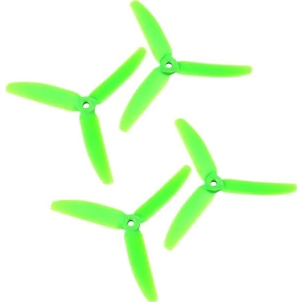 Gemfan GEMFAN 3-bladet Race Copter-Propeller-Set gate Bullnose 5 x 4 tommer (12.7 x 10.2 cm)