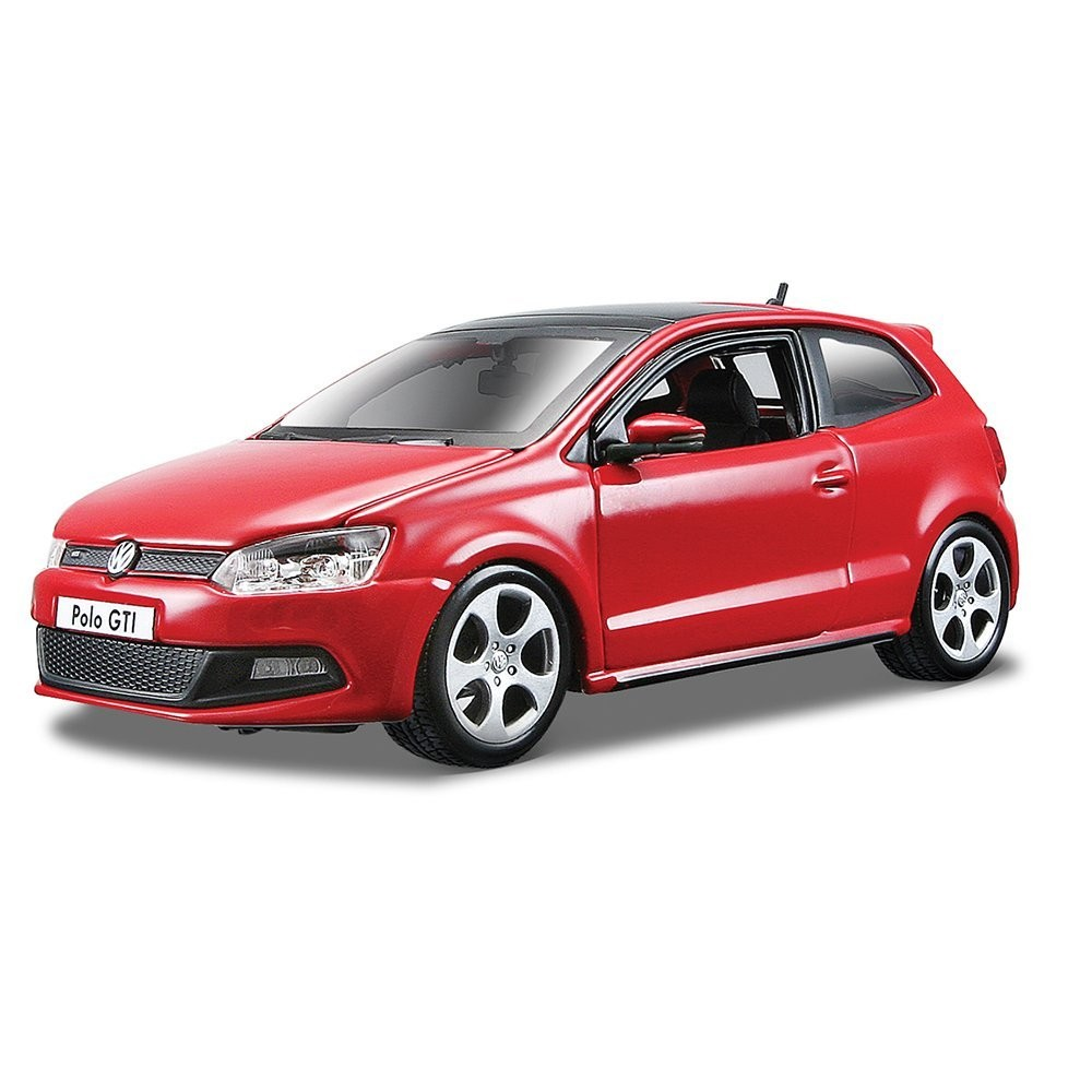 Bburago VW Polo GTI Mark 5 autó fém modell (1:24) többfajta (18-21059)