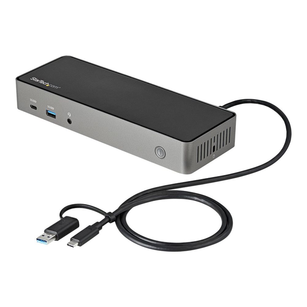 StarTech.com DK31C3HDPDUE dockingstation Ledningsført USB 3.2 Gen 2 (3.1 Gen 2) Type-C Sort, Grå