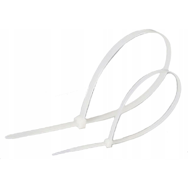 Lanview LVT551015 fascetta Fascetta a strappo Nylon Bianco 100 pz