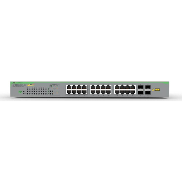 Allied Telesis AT-GS950/28PSV2-50 netværksswitch Ikke administreret Gigabit Ethernet (10/100/1000) Strøm over Ethernet (PoE) Grå