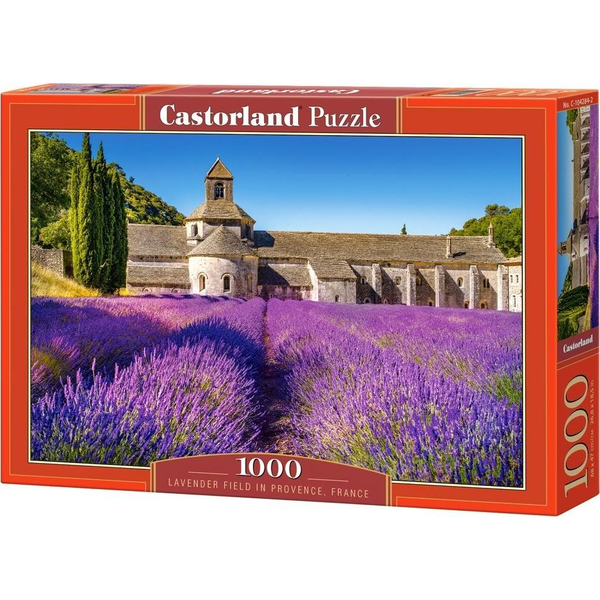 Castorland Lavender Field in Provence, France 1000 pcs Пъзел 1000 броя Пейзажни