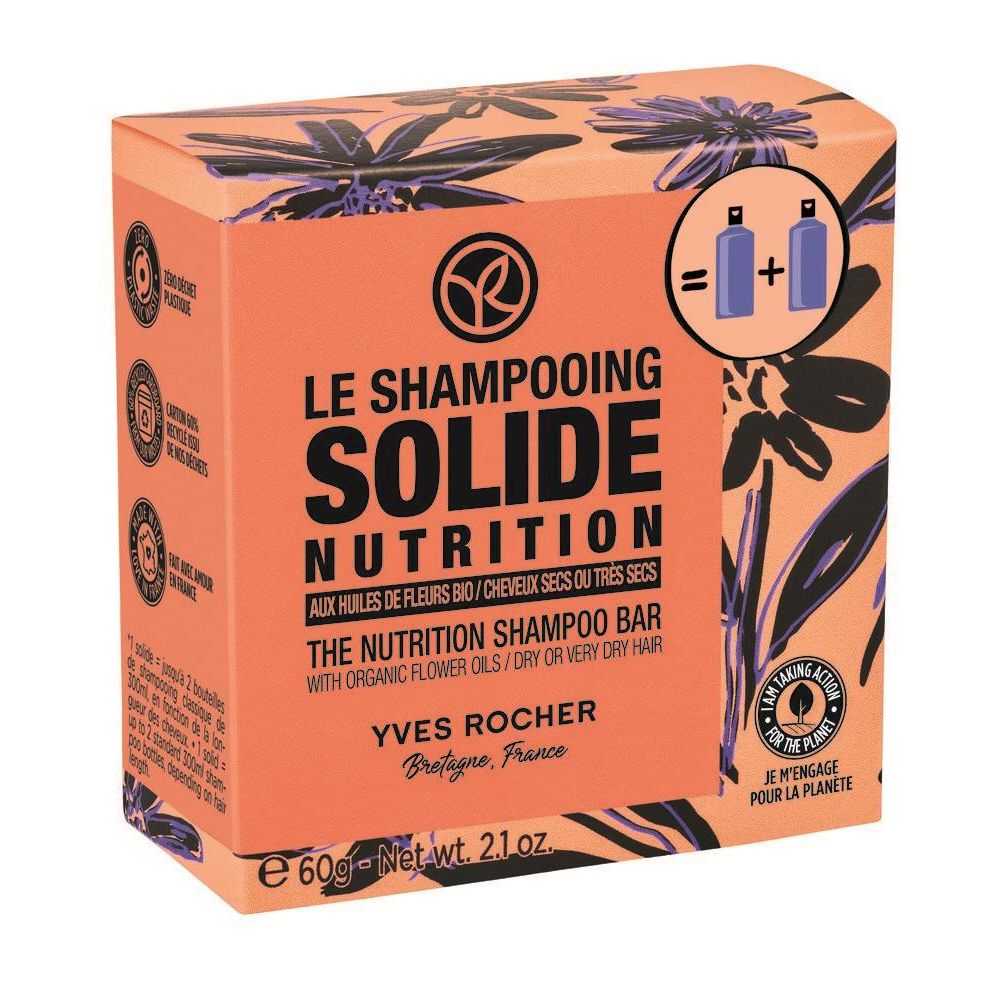 Yves Rocher LE SHAMPOOING SOLIDE NUTRITION 60 g (3660005319551)