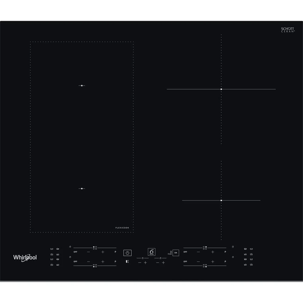 Whirlpool WL B1160 BF Zwart Ingebouwd 59 cm Inductiekookplaat zones 4 zone(s)