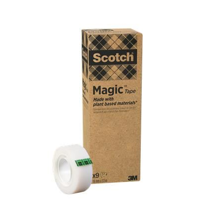 3M Scotch Magic Tape környezetbarát ragasztószalag 19mm x 33m áttetsző (7100044084) (3m7100044084)