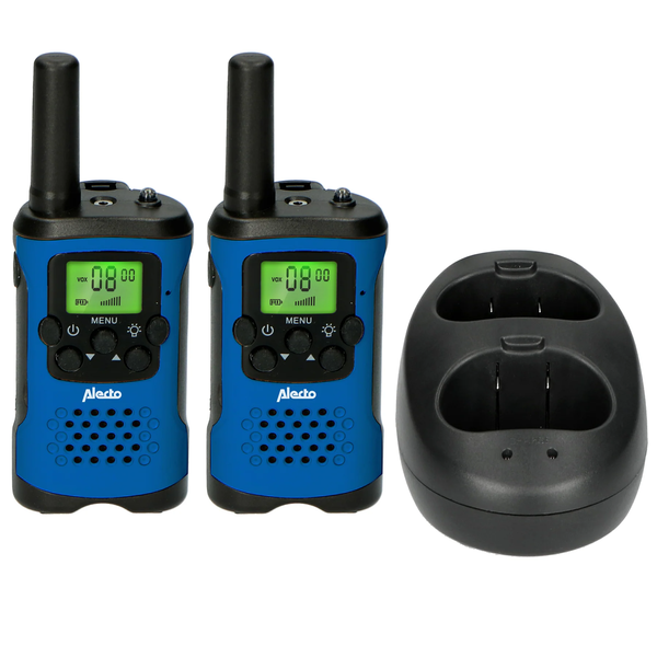 Alecto FR175BW Walkie Talkie 7 km hatótávval - Kék/Fekete