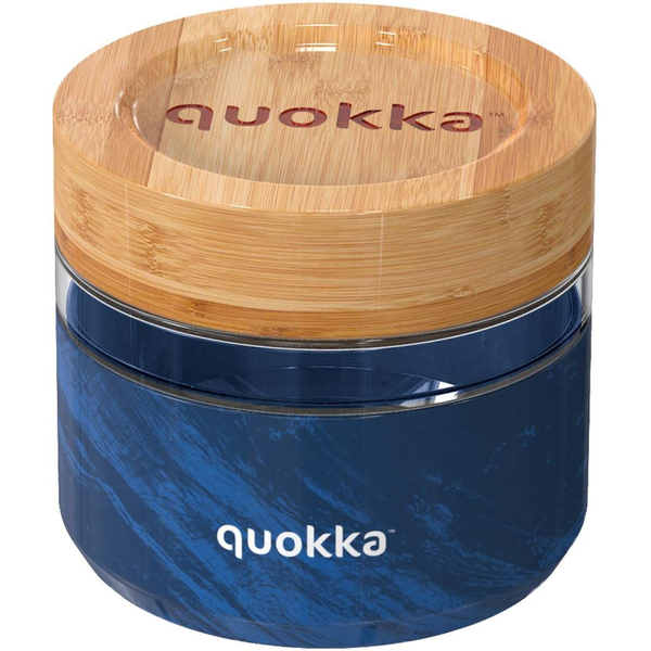 Quokka Deli Wood Grain Üveg ételtároló