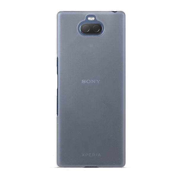 Műanyag telefonvédő (gumírozott) ÁTLÁTSZÓ [Sony Xperia 10 plus (L4213)] (5996457857296)