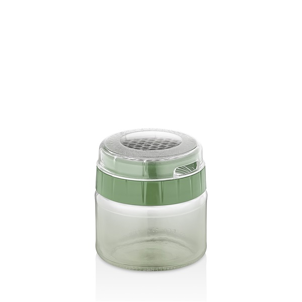 IRIS C-00493 Rainbow zöld reszelő üveg tárolóval 300ml (C-00493)