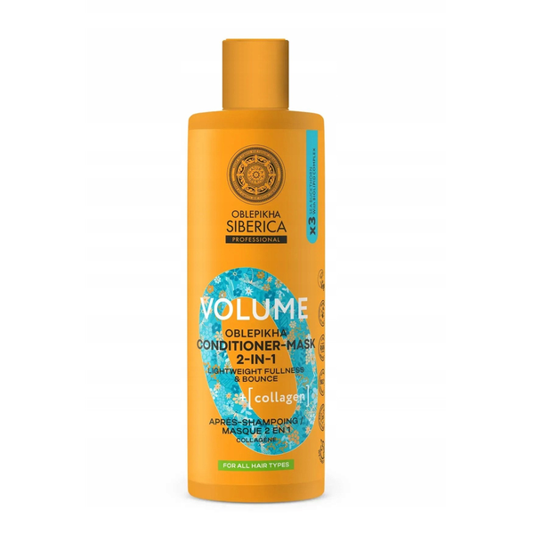 SIBERICA PROFESSIONAL_Oblepikha Volume Conditioner-Mask 2in1 odżywka i maska 2w1 ??do wszystkich rodzajów włosów 400ml