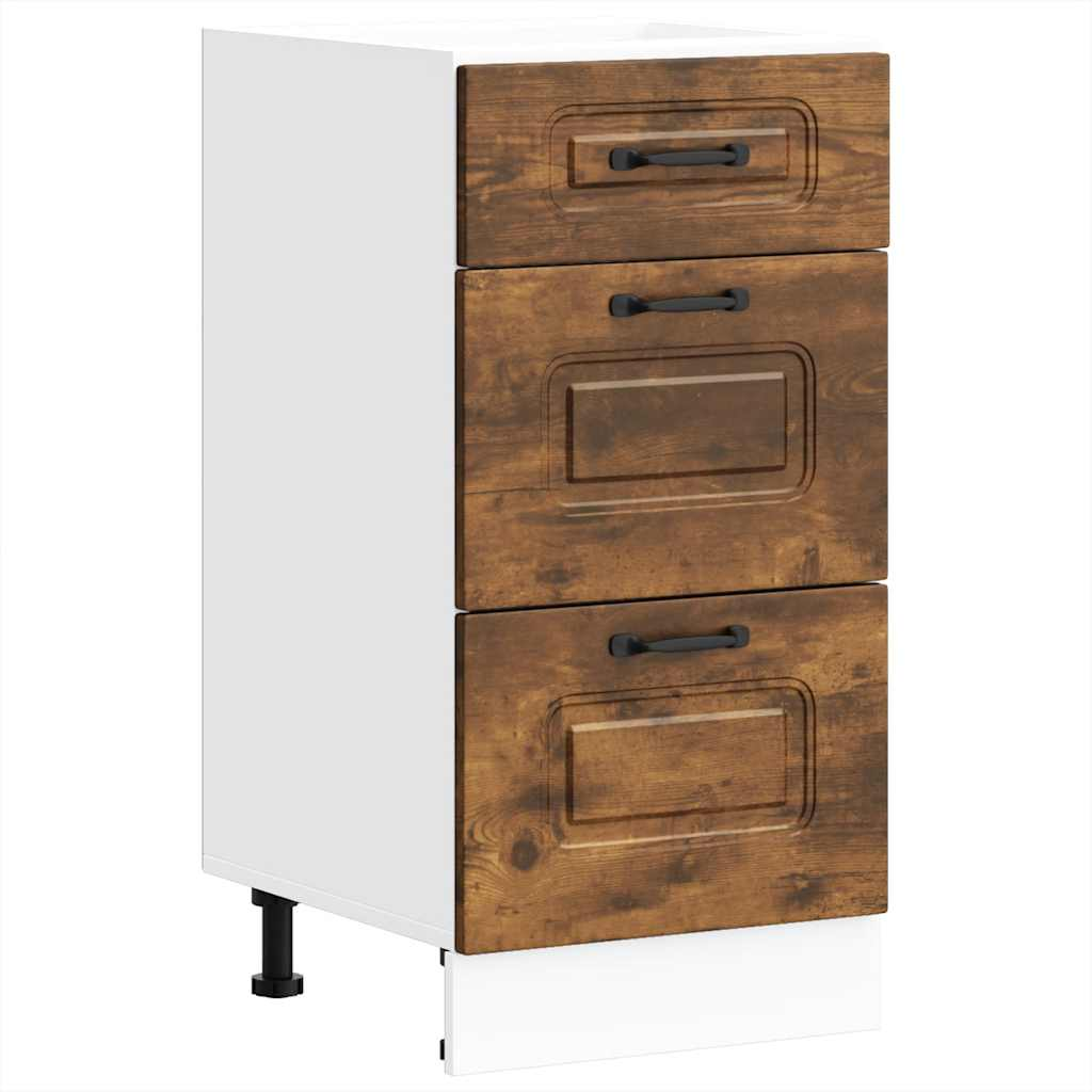 Konyhai alapszekrény Kalmar füstölt tölgy műfa (854245)