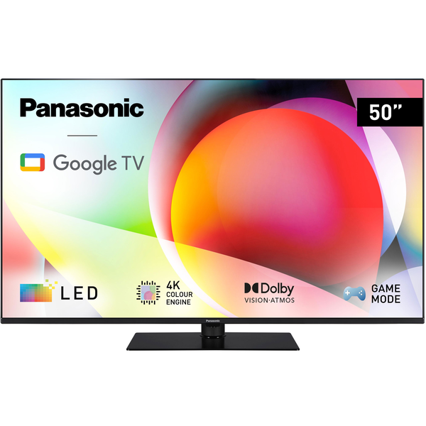 Телевизор Panasonic LED TN-50W70AEZ, 50" (126 см), Smart Google TV, 4K Ultra HD, Клас E (Модел 2024)