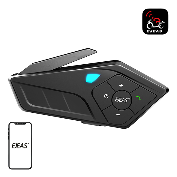 Ejeas E1PRO Motoros Intercom kommunikációs rendszer - Fekete