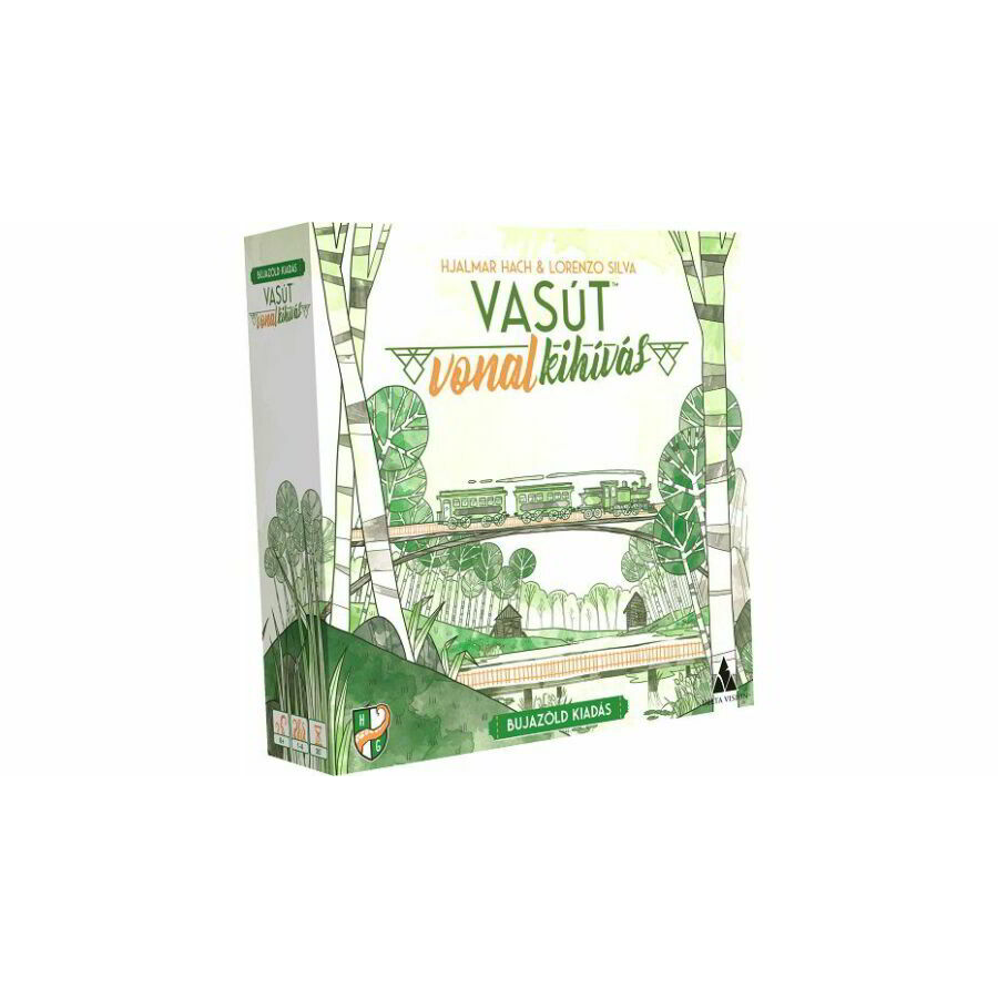 Vasútvonal kihívás - Bujazöld kiadás társasjáték (DEL34728)