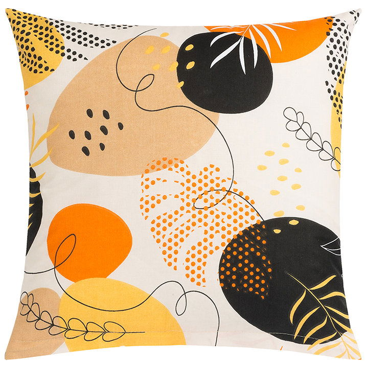 BELLATEX Adela cushion 40 × 40 cm 55/233 pebbles orange (12605)