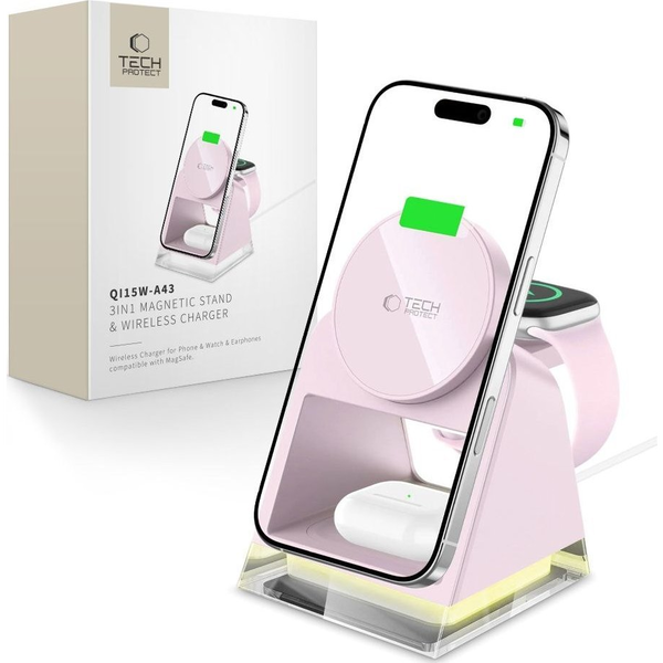 Žltá indukčná Nabíjačka Tech-protect 5906302380190