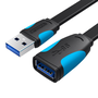 Vention VAS-A14-B100 USB кабел USB 2.0 2 м USB A Черен