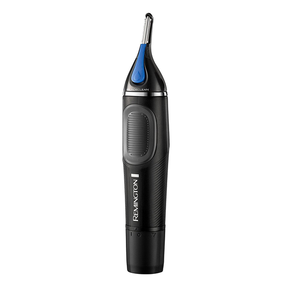 Trimmer pentru nas si urechi Remington Nano Series Lithium NE3870, 2 capete, trimmer detalii, varfuri rotunjite, Negru