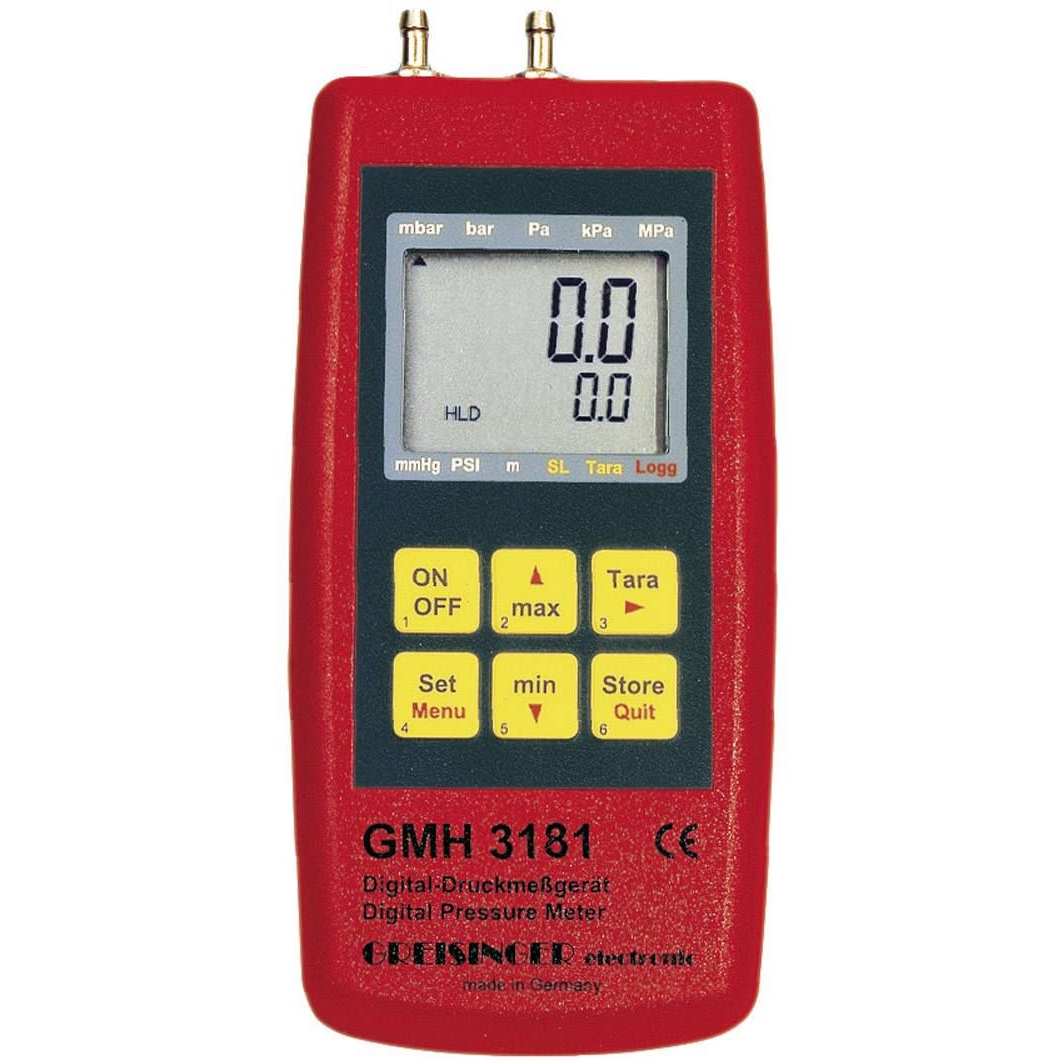 Greisinger GMH 3181-07 barométer, nyomásmérő műszer, -10 - 350 mbar (601476) (greis601476)