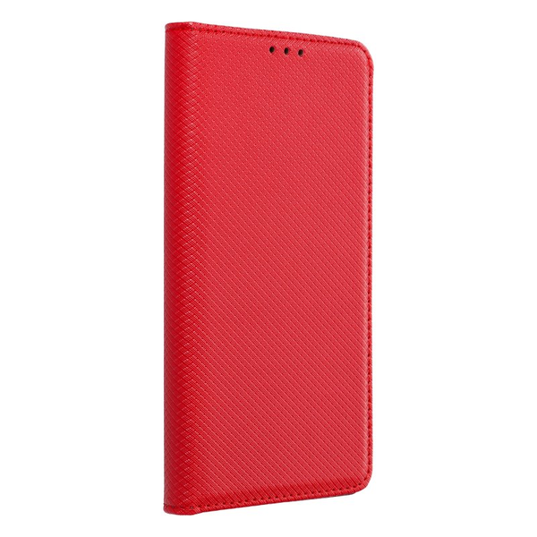 Huawei Honor 70, Oldalra nyíló tok, stand, Smart Magnet, piros